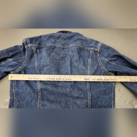 ❤️ VINTAGE LEE RIDER SANFORIZED MADE IN USA WOMEN'S DENIM/ JEAN JACKET MEDIUM ❤️ - Picture 6 of 13